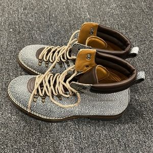 Men’s Sz 45 Brand New Never Worn Taft Blue Leather Boots